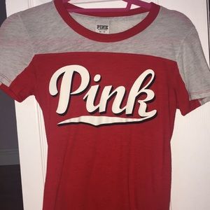 Red and Grey “Pink” shirt